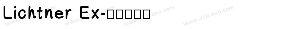 Lichtner Ex字体转换